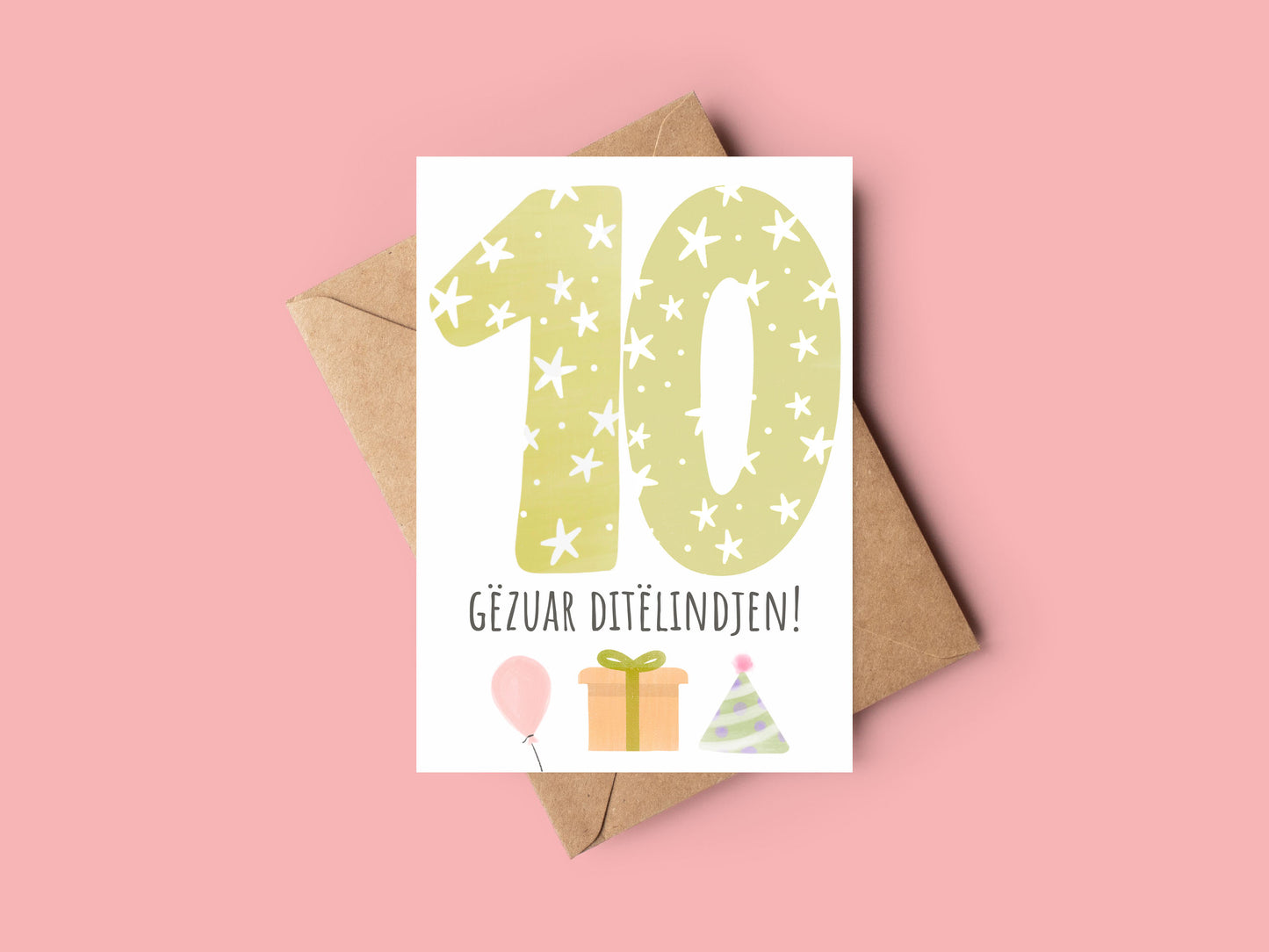 Kartolinë për Ditëlindje: 10 Vjeç