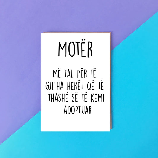 Kartolinë Humoristike për Motrën